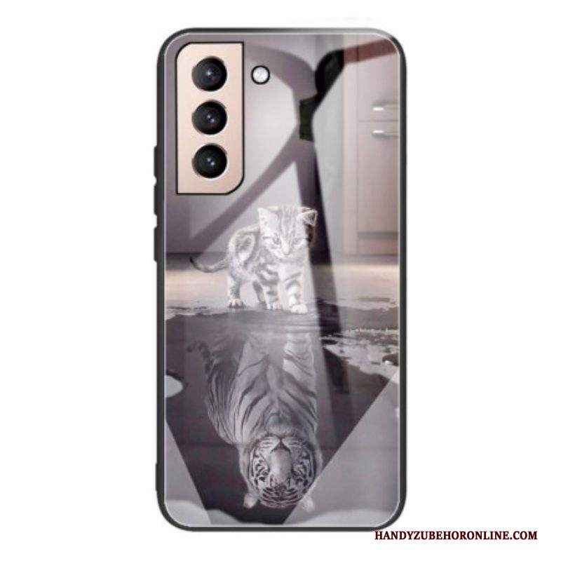 Cover Samsung Galaxy S22 5G Vetro Temperato Ernest La Tigre