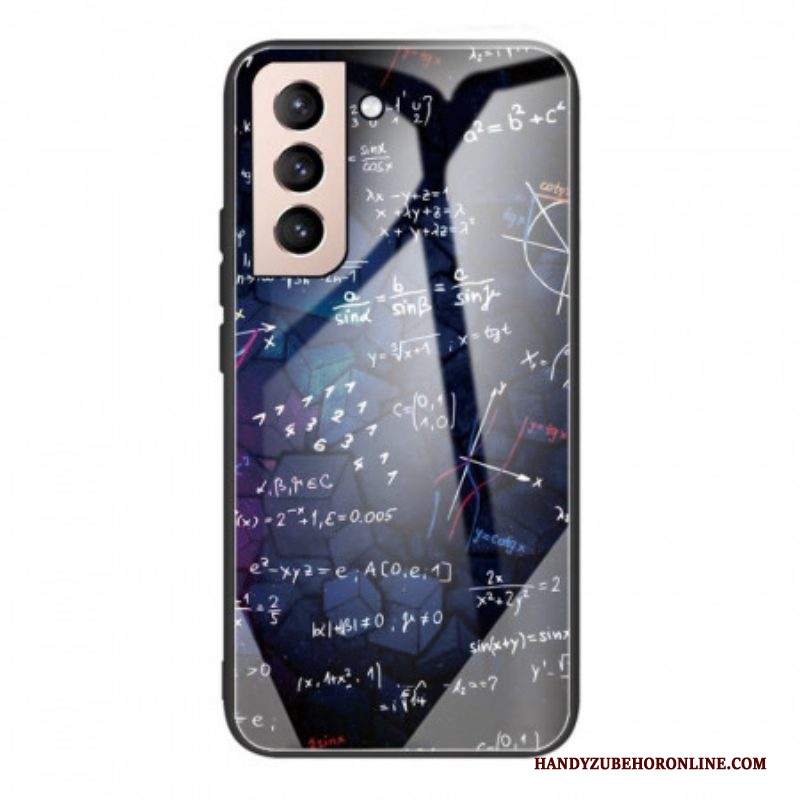 Cover Samsung Galaxy S22 Plus 5G Calcoli Matematici In Vetro Temperato