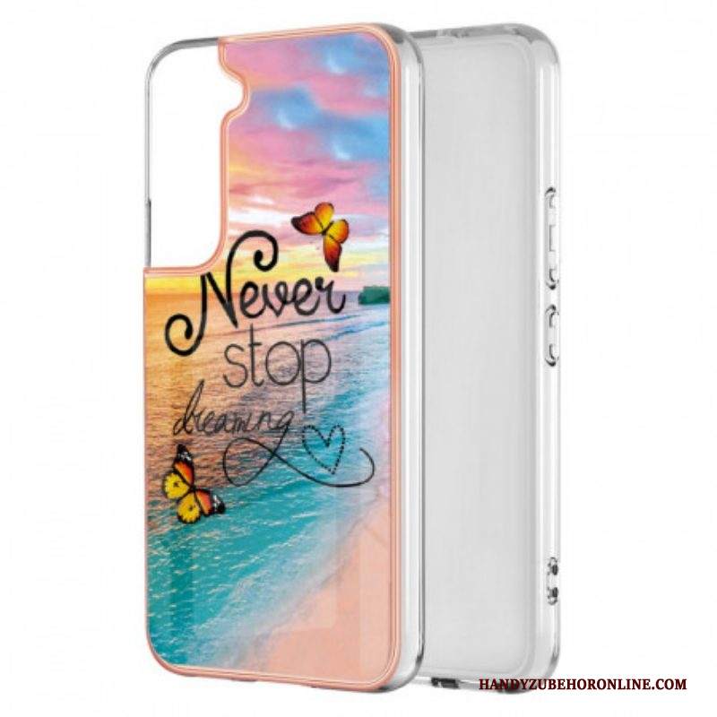 Cover Samsung Galaxy S22 Plus 5G Non Smettere Mai Di Sognare Farfalle