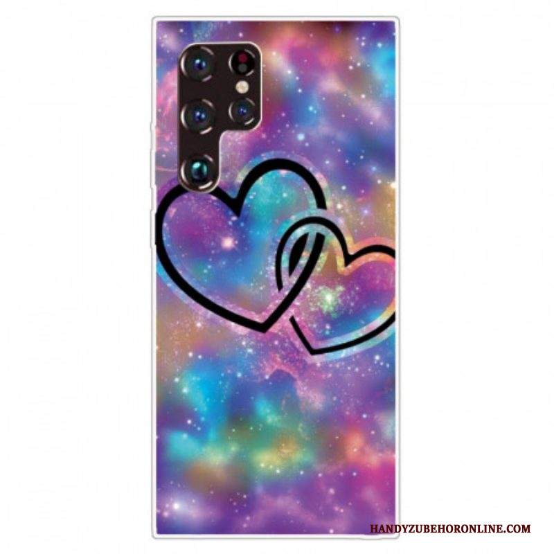 Cover Samsung Galaxy S22 Ultra 5G Cuori Incatenati