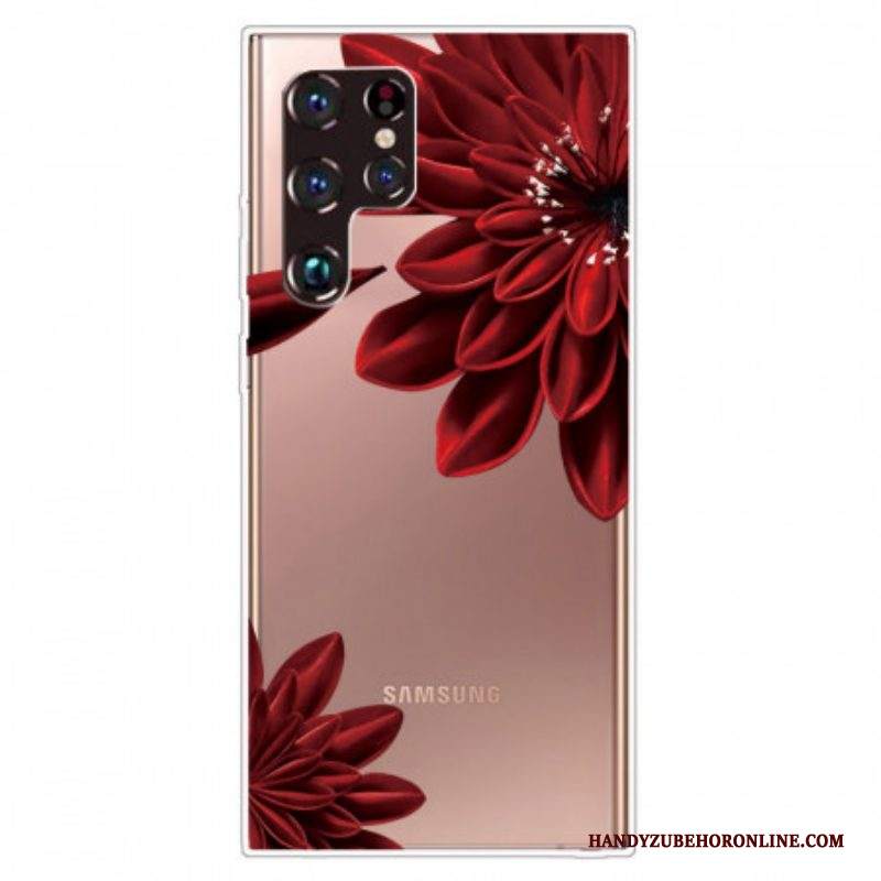 Cover Samsung Galaxy S22 Ultra 5G Fiori Selvatici