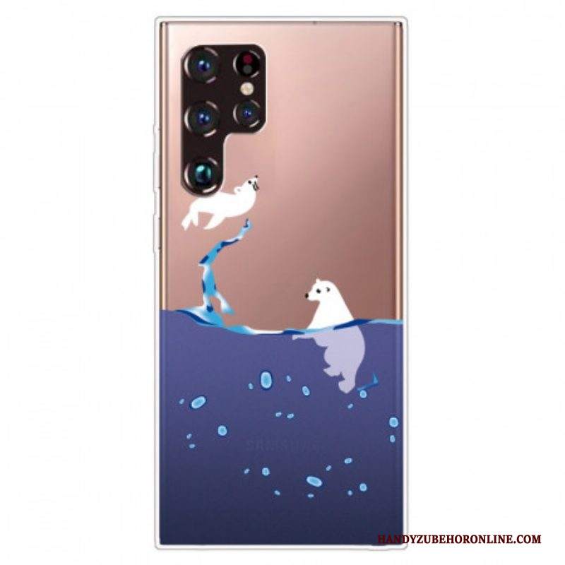 Cover Samsung Galaxy S22 Ultra 5G Giochi Di Mare