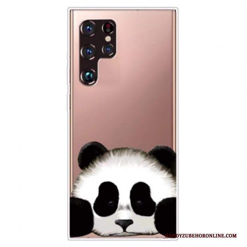 Cover Samsung Galaxy S22 Ultra 5G Panda Senza Soluzione Di Continuità