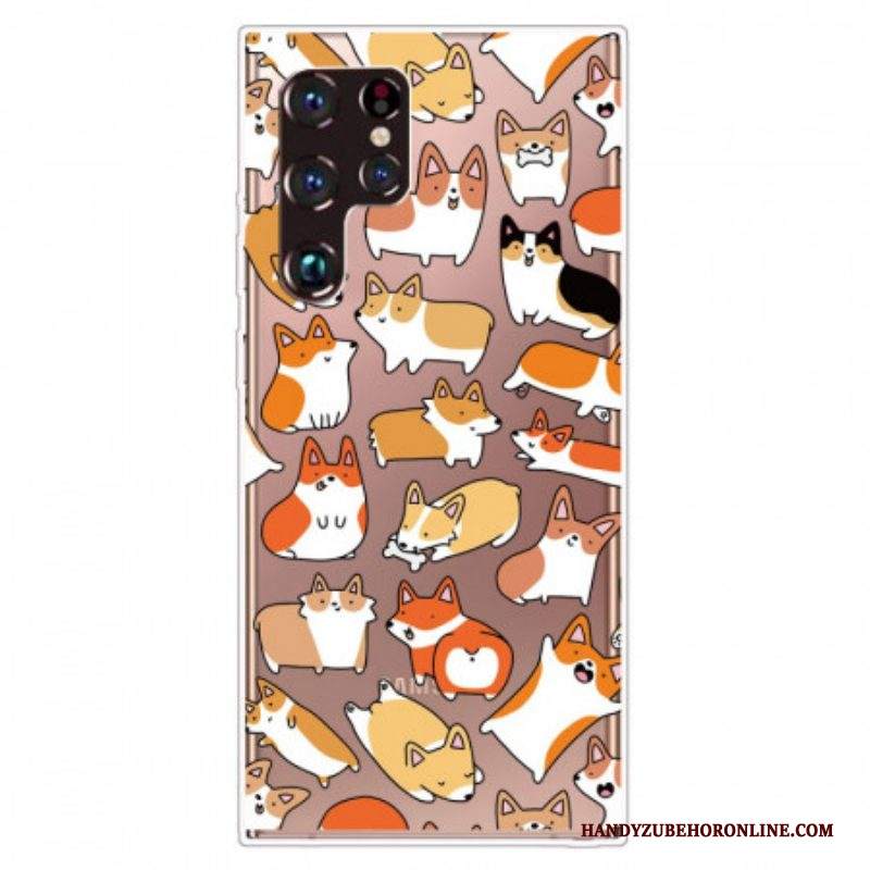 Cover Samsung Galaxy S22 Ultra 5G Più Cani