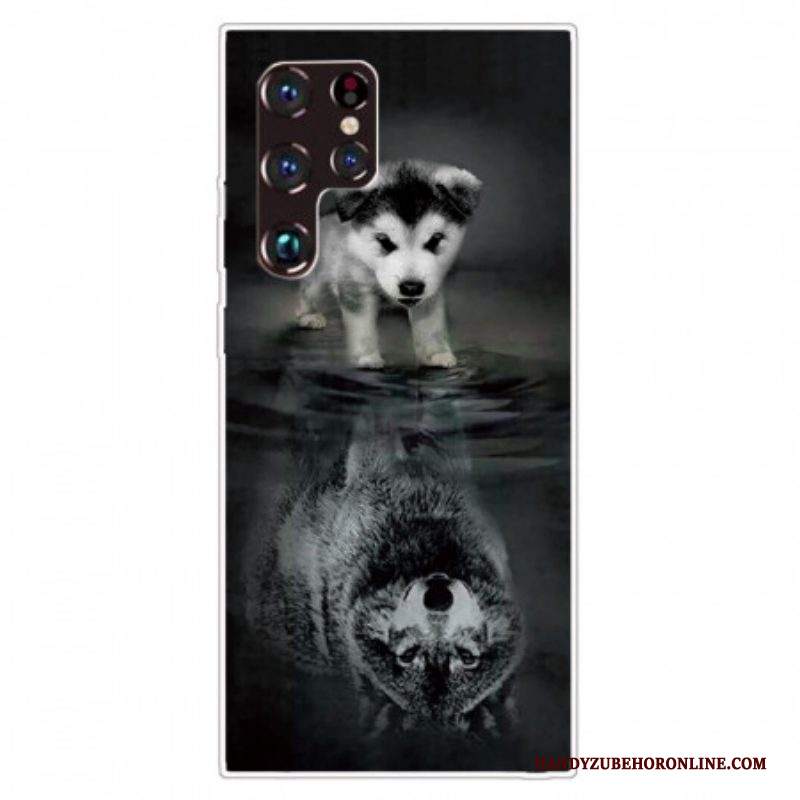 Cover Samsung Galaxy S22 Ultra 5G Sogno Da Cucciolo