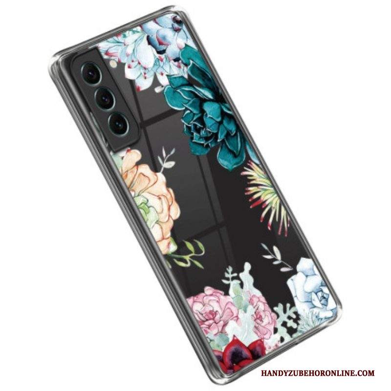 Cover Samsung Galaxy S23 5G Bouquet Di Fiori Senza Soluzione Di Continuità