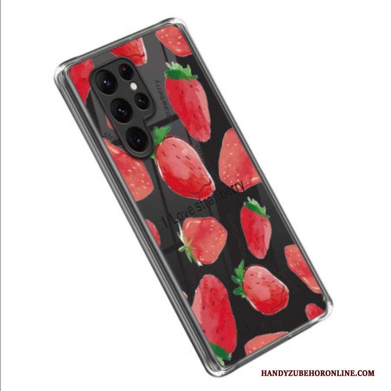 Cover Samsung Galaxy S23 Ultra 5G Fragole