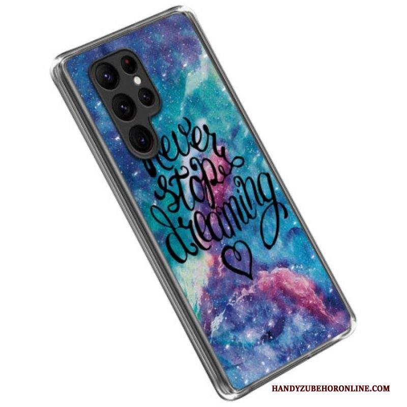 Cover Samsung Galaxy S23 Ultra 5G Non Smettere Mai Di Sognare