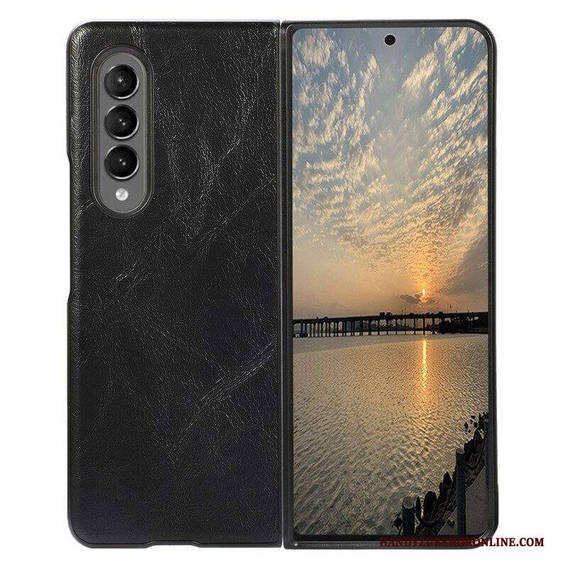 Cover Samsung Galaxy Z Fold 3 5G Ecopelle Premium