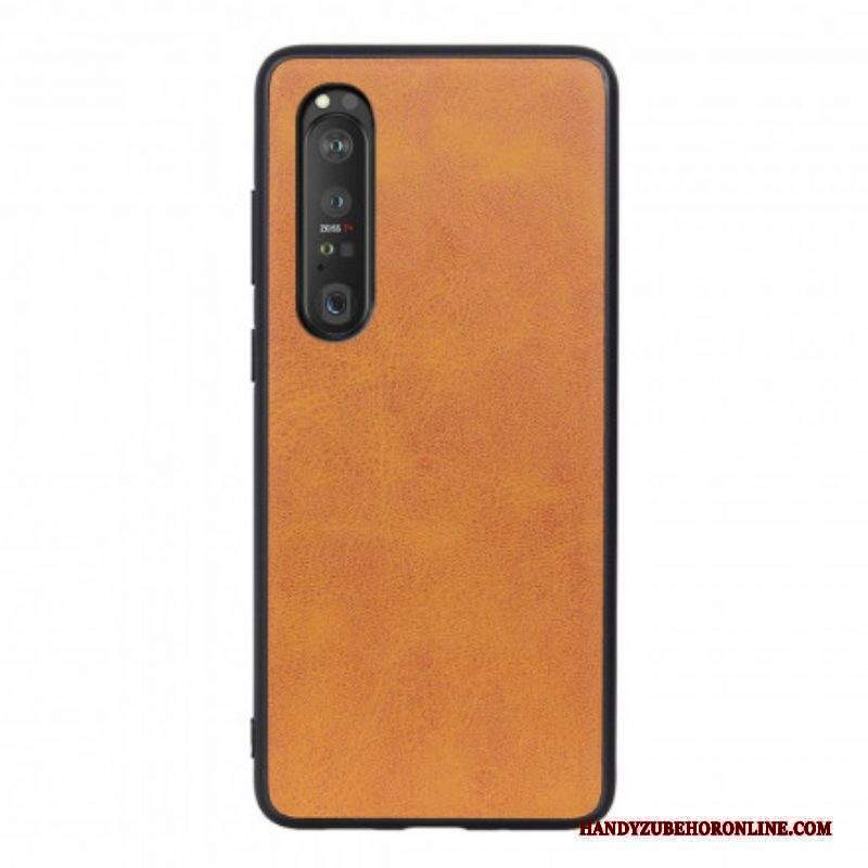 Cover Sony Xperia 1 III Effetto Pelle