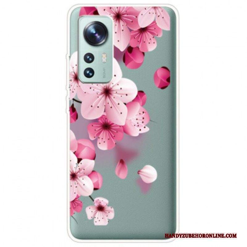 Cover Xiaomi 12 / 12X Piccoli Fiori Rosa