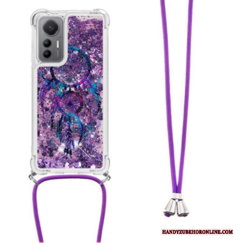 Cover Xiaomi 12 Lite Acchiappasogni Con Coulisse Con Paillettes