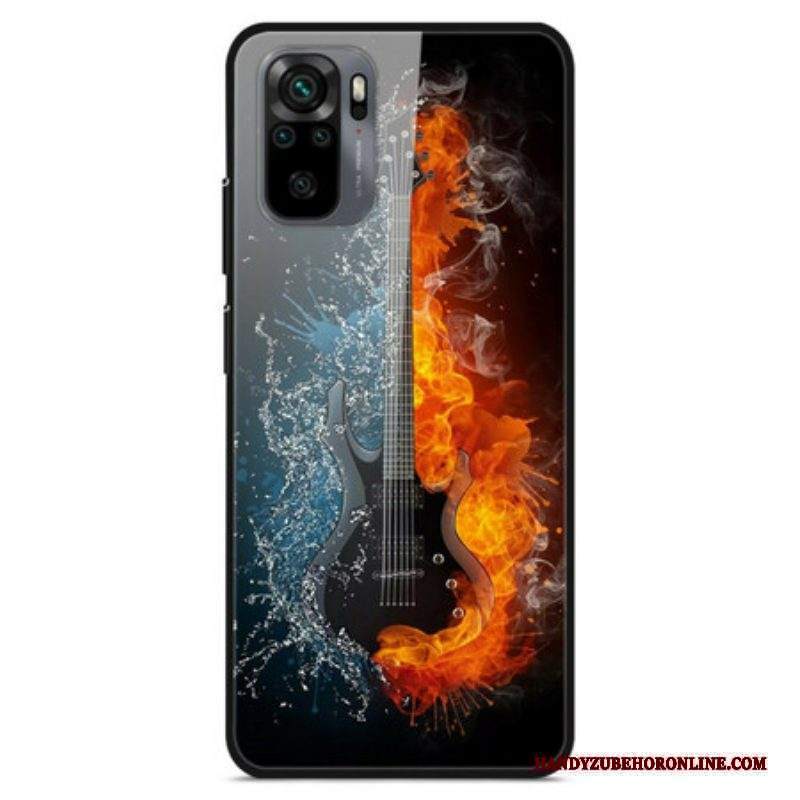 Cover Xiaomi Redmi Note 10 / 10S Chitarra In Vetro Temperato