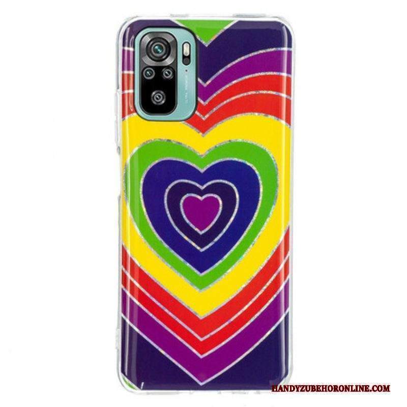 Cover Xiaomi Redmi Note 10 / 10S Cuore Psichedelico