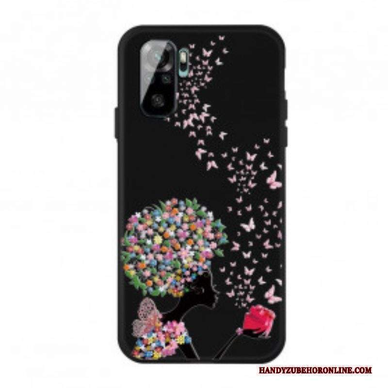 Cover Xiaomi Redmi Note 10 / 10S Testa Di Fiore Donna
