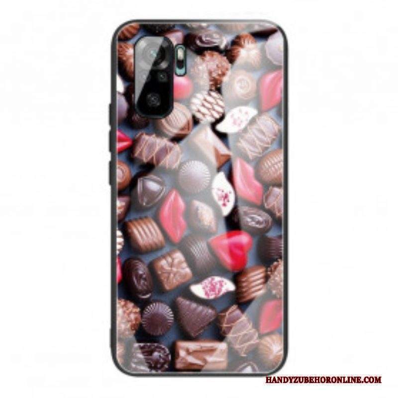 Cover Xiaomi Redmi Note 10 / 10S Vetro Temperato Al Cioccolato