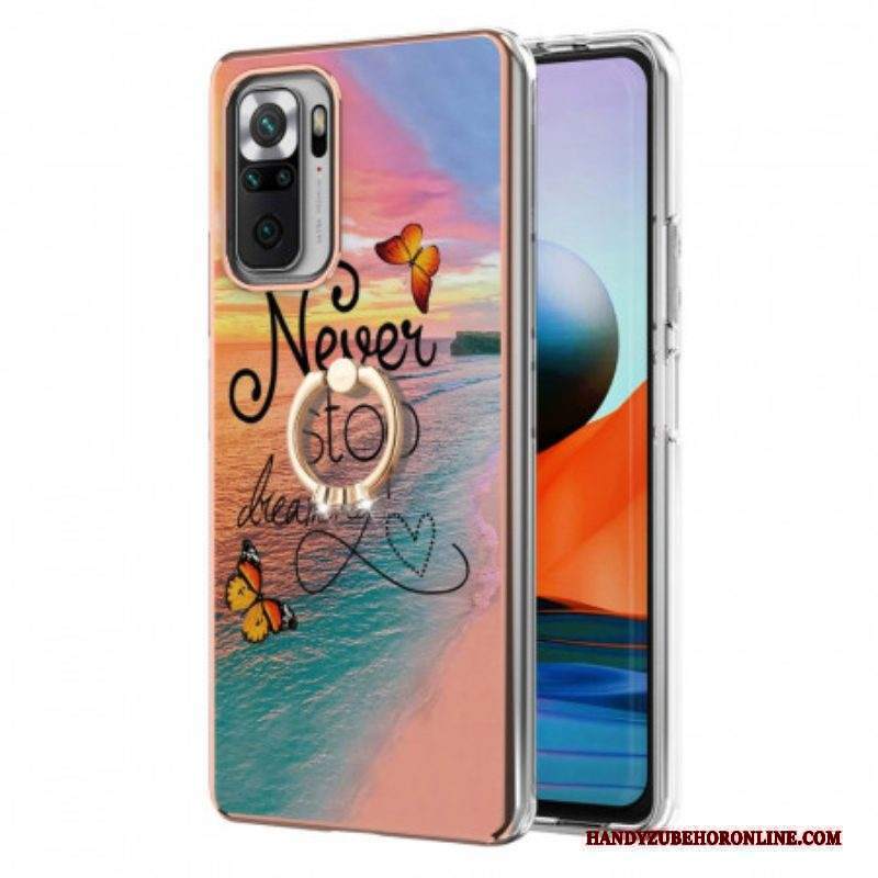 Cover Xiaomi Redmi Note 10 Pro Ring-support Non Smettere Mai Di Sognare