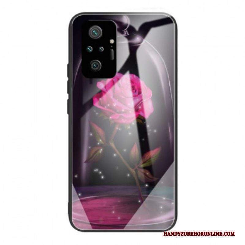 Cover Xiaomi Redmi Note 10 Pro Vetro Temperato Rosa Magico