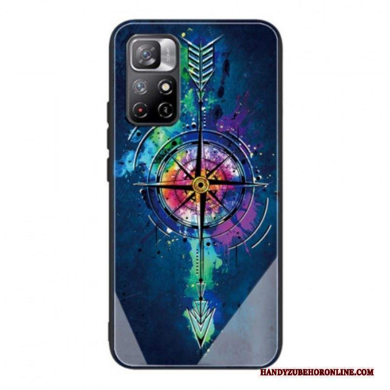 Cover Xiaomi Redmi Note 11 Pro Plus 5G Freccia In Vetro Temperato