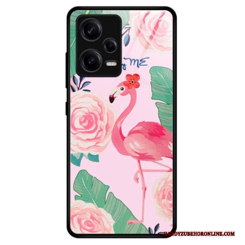 Cover Xiaomi Redmi Note 12 Pro Vetro Temperato Fenicottero