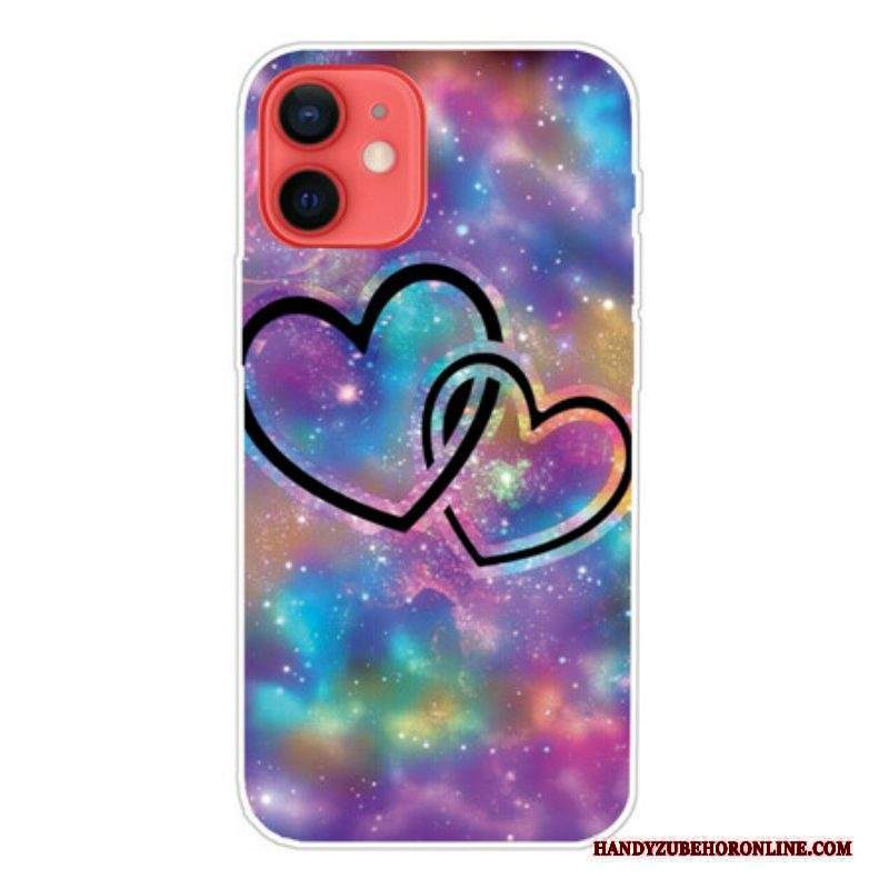 Cover iPhone 13 Mini Cuori Incatenati