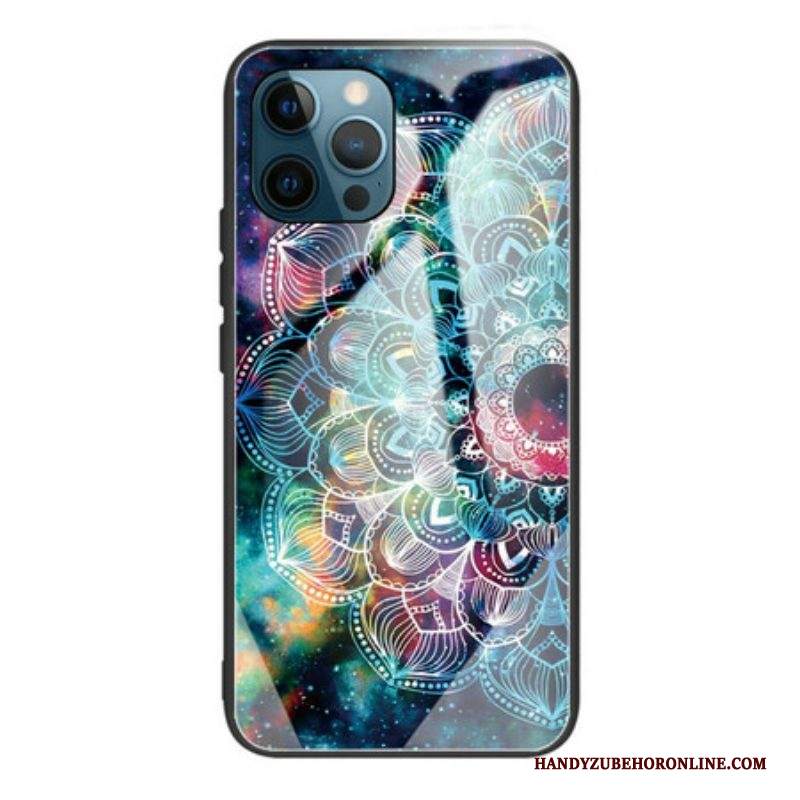 Cover iPhone 13 Pro Max Mandala In Vetro Temperato