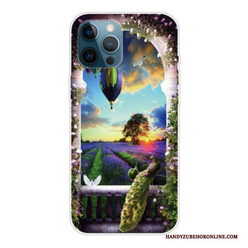 Cover iPhone 13 Pro Max Mongolfiera Flessibile