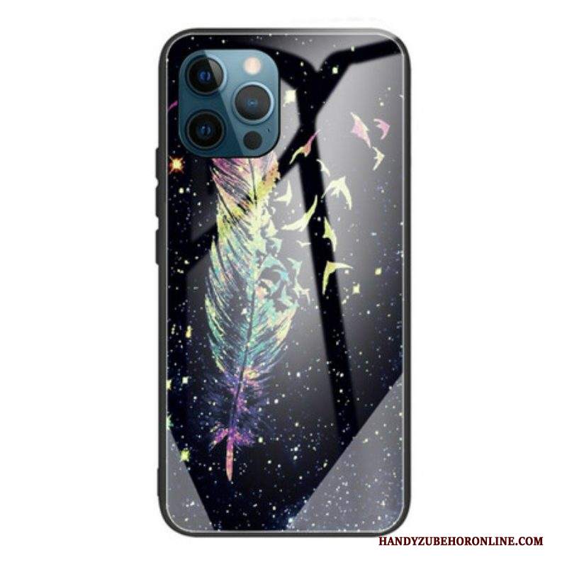 Cover iPhone 13 Pro Vetro Temperato Piuma