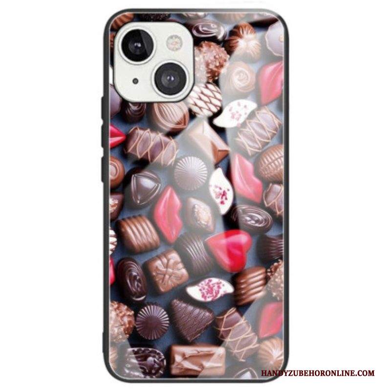 Cover iPhone 14 Cioccolatini In Vetro Temperato