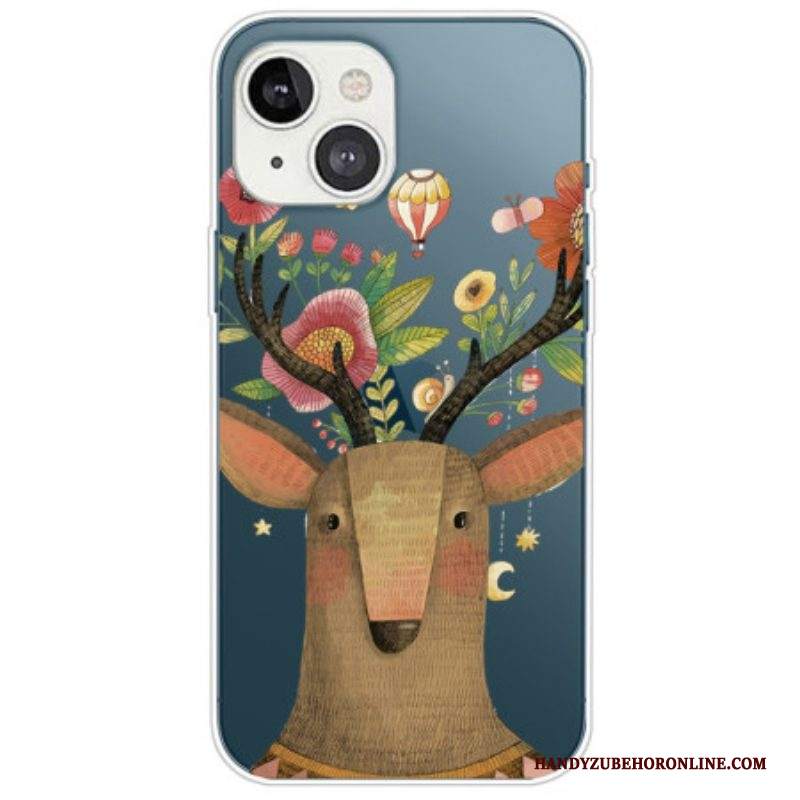 Cover iPhone 14 Plus Cervo Tribale