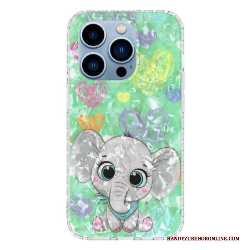 Cover iPhone 14 Pro Max Elegante Elefante
