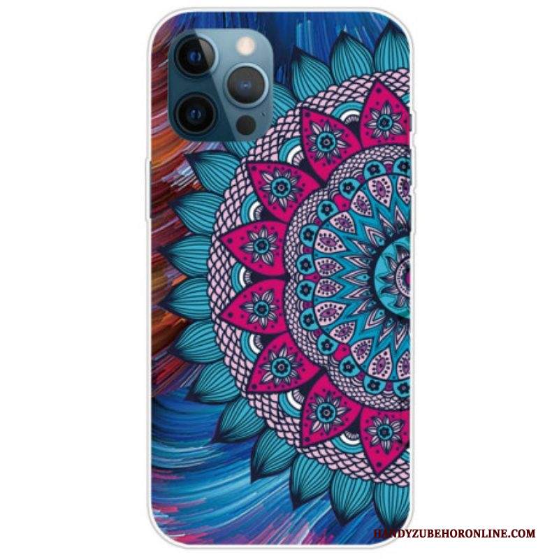 Cover iPhone 14 Pro Max Mandala Colorato