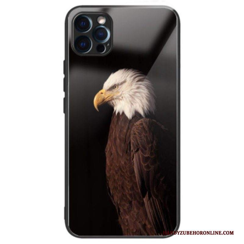 Cover iPhone 14 Pro Max Vetro Temperato Aquila