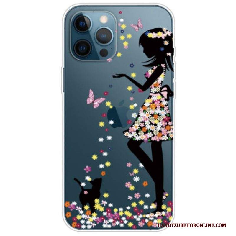 Cover iPhone 14 Pro Ragazza Trasparente
