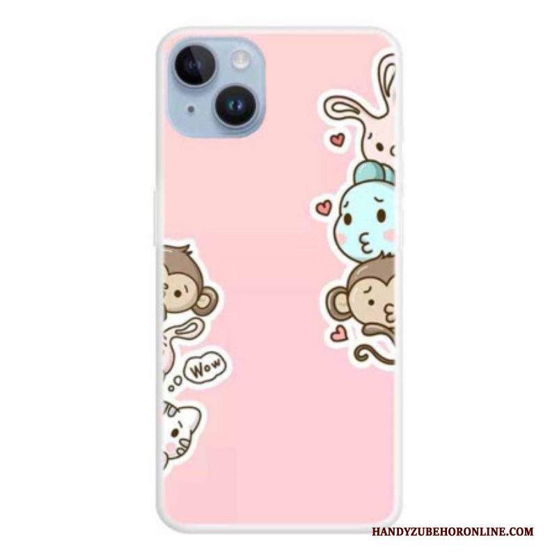 Cover iPhone 15 Plus Animali Wow