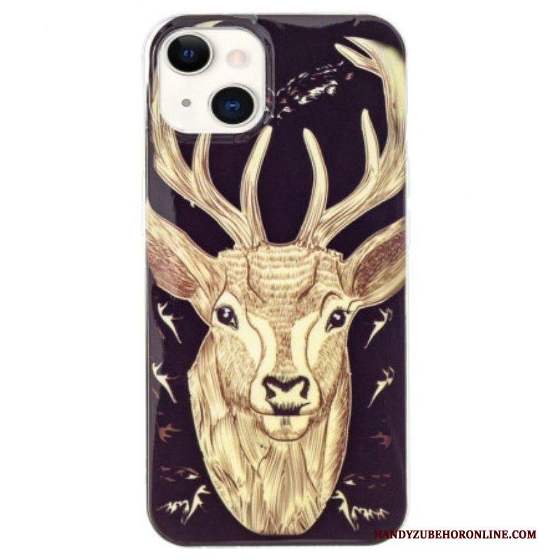 Cover iPhone 15 Plus Cervo Fluorescente