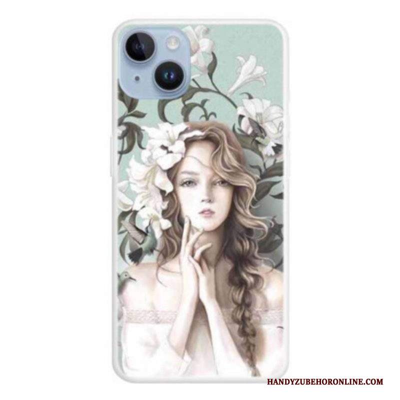 Cover iPhone 15 Plus Ragazza Carina