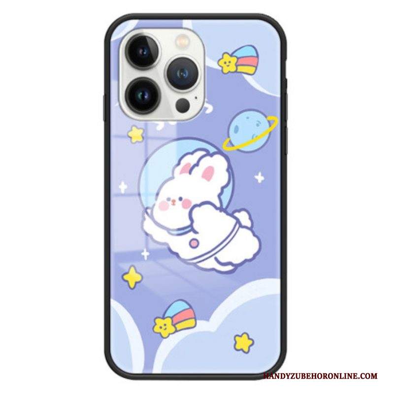 Cover iPhone 15 Pro Vetro Temperato Coniglio Aerospaziale