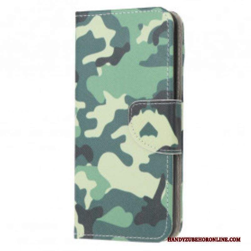 Custodia A Portafoglio Moto G50 Camuffamento Militare
