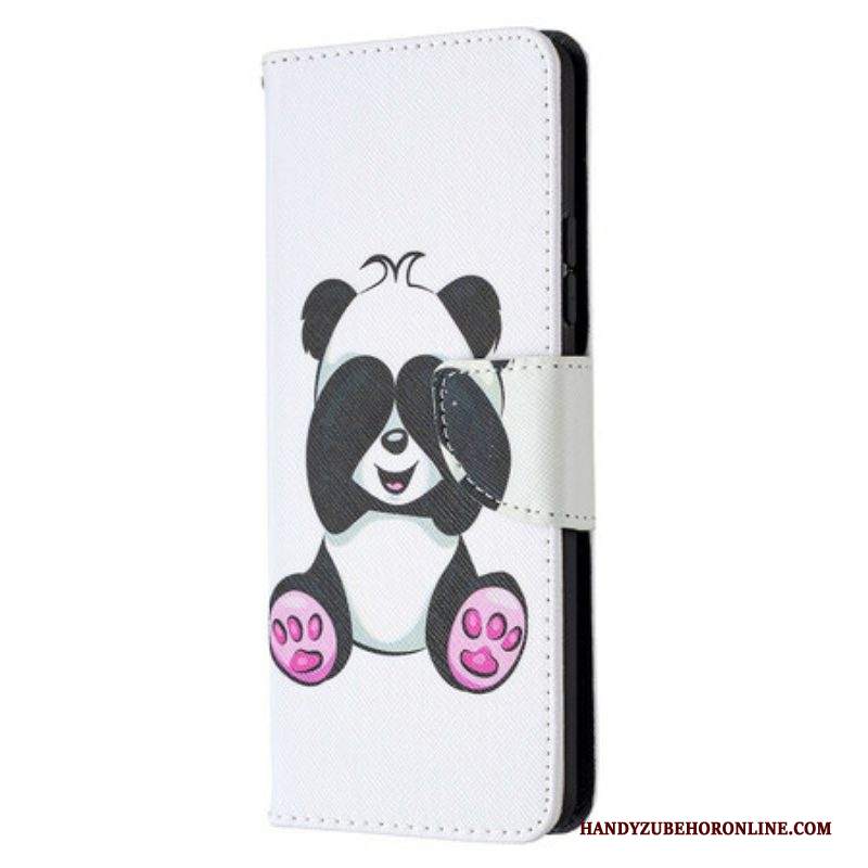 Custodia A Portafoglio Samsung Galaxy A42 5G Divertimento Panda