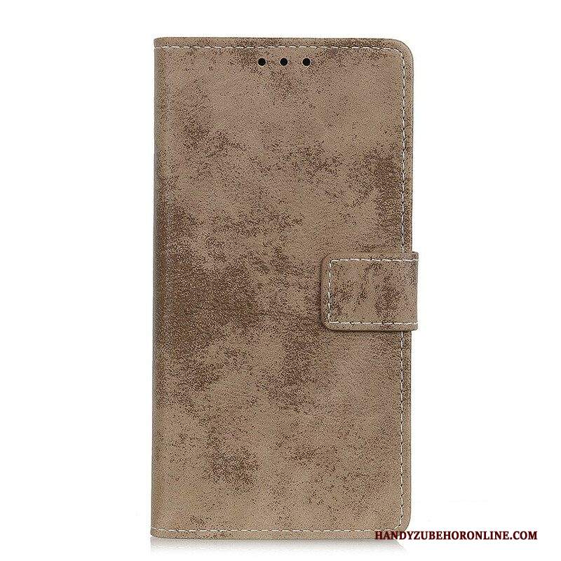 Custodia A Portafoglio Samsung Galaxy A52 4G / A52 5G / A52s 5G Ecopelle Vintage