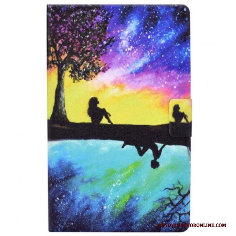Custodia A Portafoglio Samsung Galaxy Tab A8 (2021) Fantasticheria Sotto L'albero