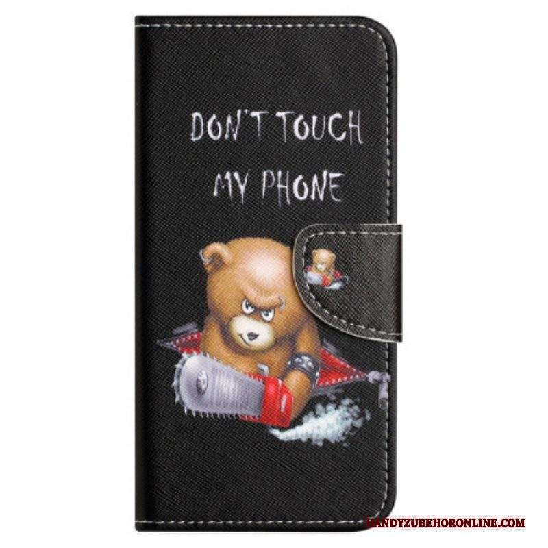 Custodia A Portafoglio Xiaomi Redmi Note 12 4G Orso Pericoloso