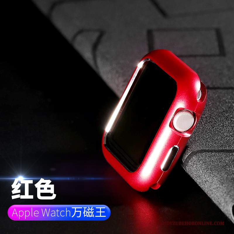 Custodia Apple Watch Series 3 Protezione Placcatura Tutto Incluso, Cover Apple Watch Series 3 Anti-caduta Rosso