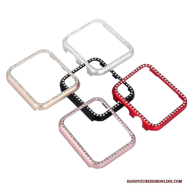 Custodia Apple Watch Series 3 Strass Ogni Giorno Con Strass, Cover Apple Watch Series 3 Protezione Lega Telaio