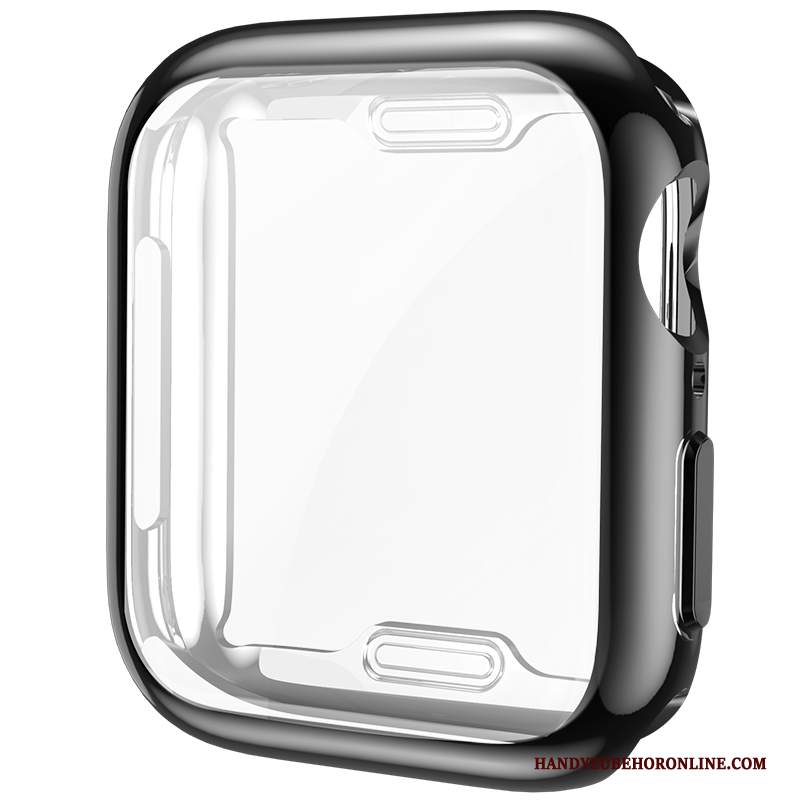 Custodia Apple Watch Series 5 Silicone Pellicola Protettiva Sottile, Cover Apple Watch Series 5 Protezione Placcatura Morbido
