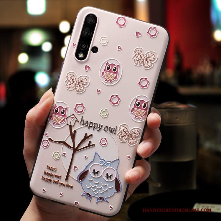 Custodia Honor 20 Creativo Telefono Macchiati, Cover Honor 20 Cartone Animato Tutto Incluso Morbido