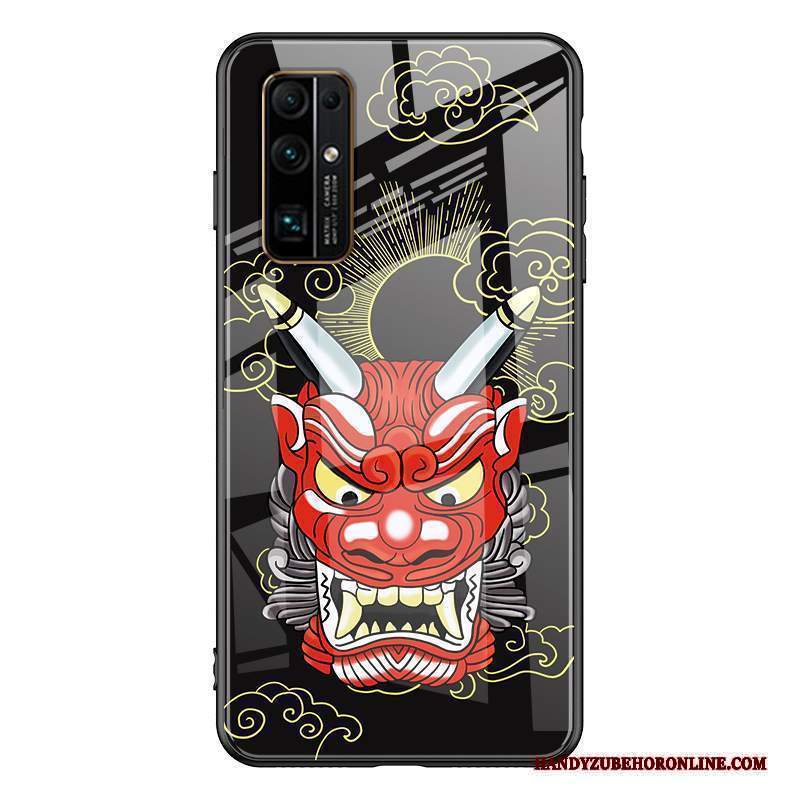 Custodia Honor 30 Moda Nero Net Red, Cover Honor 30 Creativo Tendenza Stile Cinese