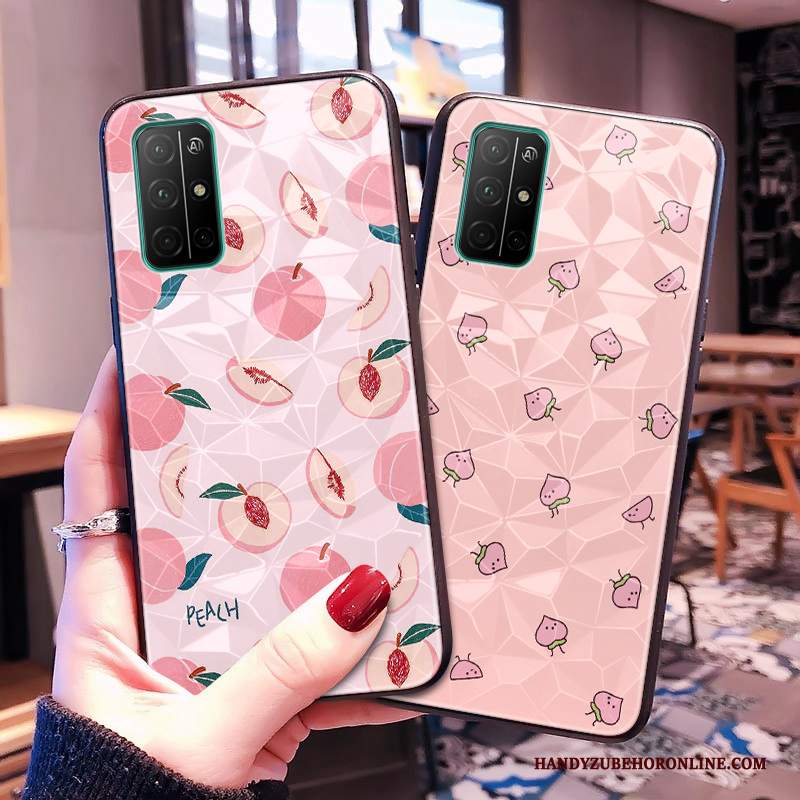 Custodia Honor 30s Anti-caduta Forma Del Diamante, Cover Honor 30s Modello Rosa