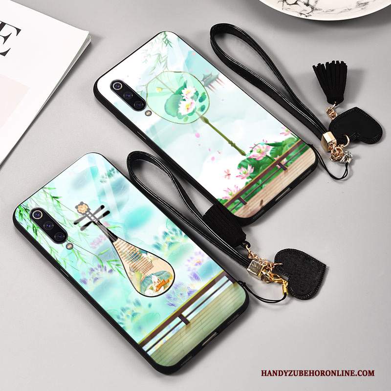 Custodia Honor 9x Pro Creativo Verde Anti-caduta, Cover Honor 9x Pro Silicone Vetro Tendenza